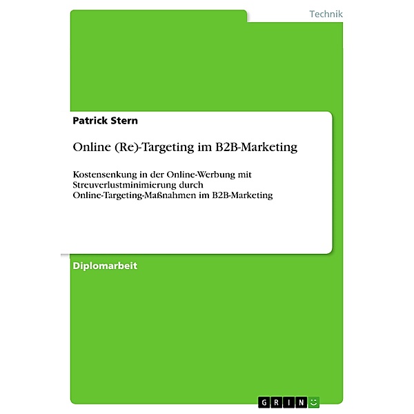 Online (Re)-Targeting im B2B-Marketing, Patrick Stern