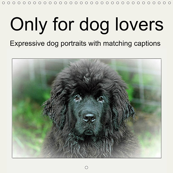 Only for doglovers (Wall Calendar 2023 300 × 300 mm Square), Claudia Kleemann