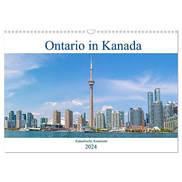 Ontario in Kanada - Kanadische Kontraste (Wandkalender 2024 DIN A3 quer), CALVENDO Monatskalender, pixs:sell