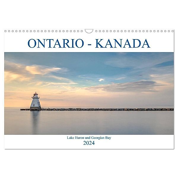 Ontario Kanada, Lake Huron und Georgian Bay (Wandkalender 2024 DIN A3 quer), CALVENDO Monatskalender, Joana Kruse