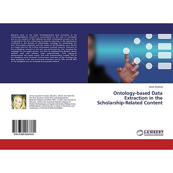 Ontology-based Data Extraction in the Scholarship-Related Content, Anna Yushtina