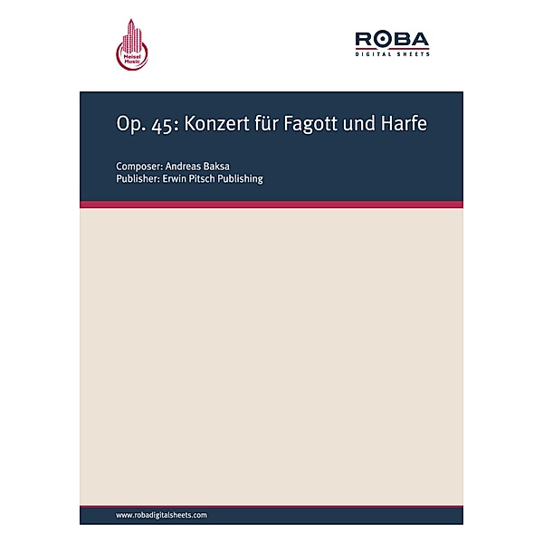 Op. 45: Konzert für Fagott und Harfe, Andreas Baksa