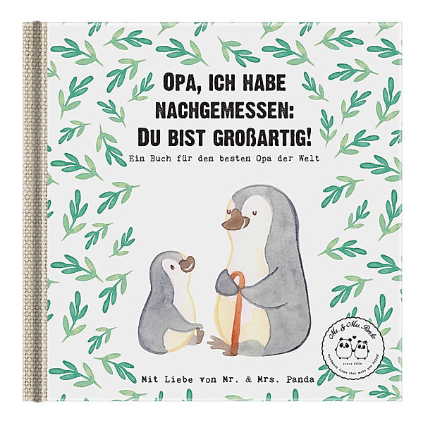 Opa, ich habe nachgemessen: Du bist großartig!, Mr. & Mrs. Panda, Nora von Gadenstedt