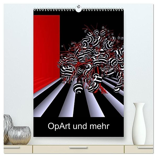 OpArt und mehr (hochwertiger Premium Wandkalender 2024 DIN A2 hoch), Kunstdruck in Hochglanz, IssaBild