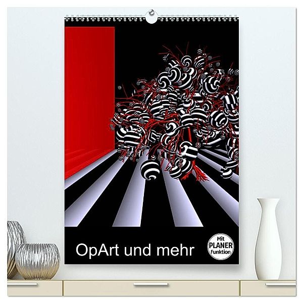OpArt und mehr (hochwertiger Premium Wandkalender 2024 DIN A2 hoch), Kunstdruck in Hochglanz, IssaBild