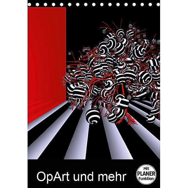 OpArt und mehr (Tischkalender 2019 DIN A5 hoch), IssaBild