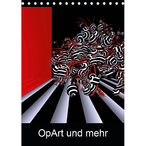 OpArt und mehr (Tischkalender 2019 DIN A5 hoch), IssaBild