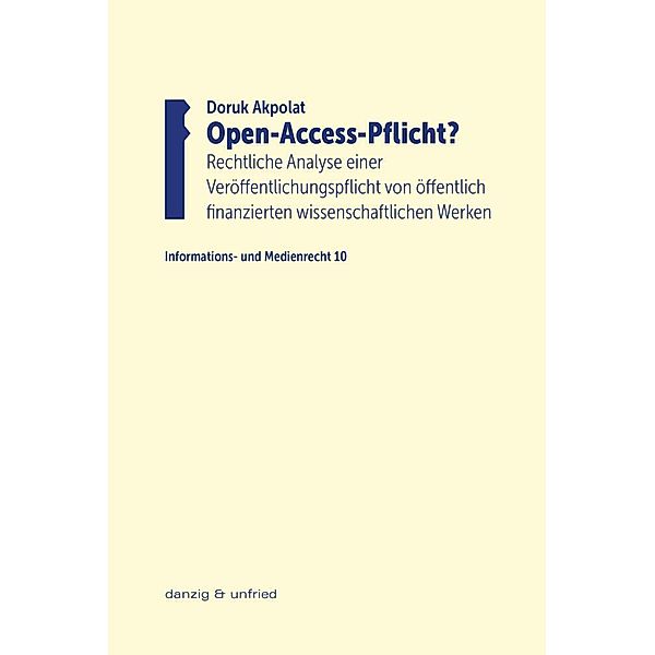 Open-Access-Pflicht?, Doruk Akpolat