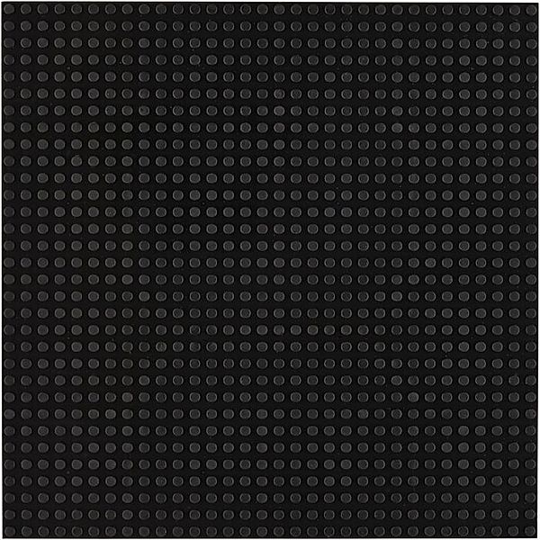 Open Bricks Baseplate 32x32 black, 2 Stück