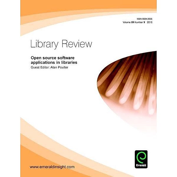 Open Source Software Applications in Libraries