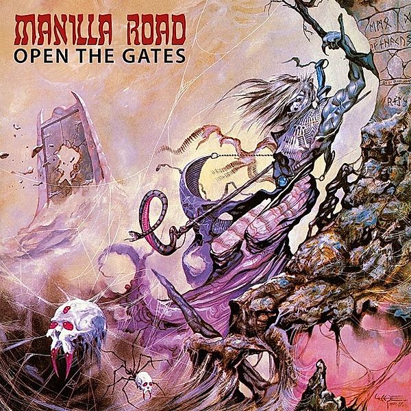 Open The Gates (Purple/Bone Splatter Vinyl), Manilla Road