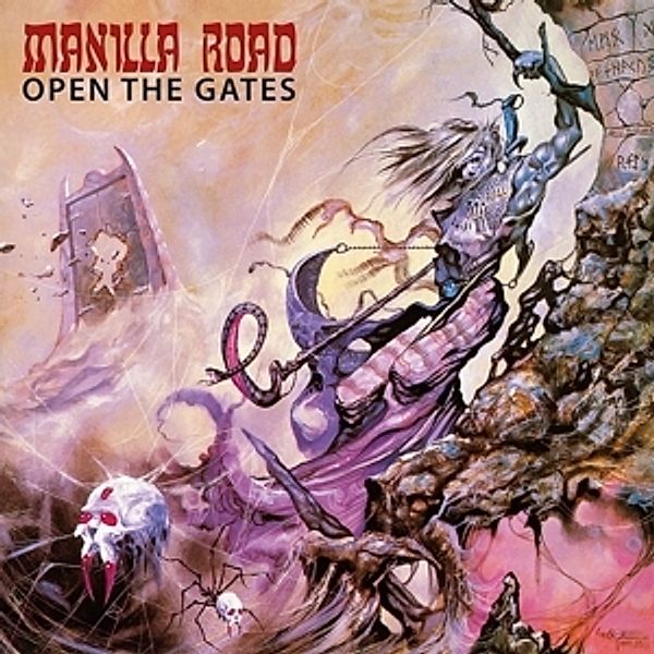 Open The Gates (Transparent Clear/Black Splatter V (Vinyl), Manilla Road