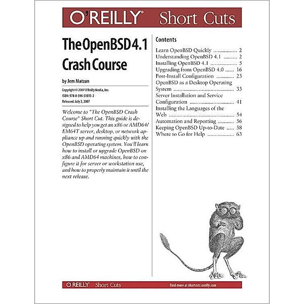 OpenBSD 4.0 Crash Course, Jem Matzan