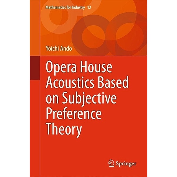 Opera House Acoustics Based on Subjective Preference Theory / Mathematics for Industry Bd.12, Yoichi Ando