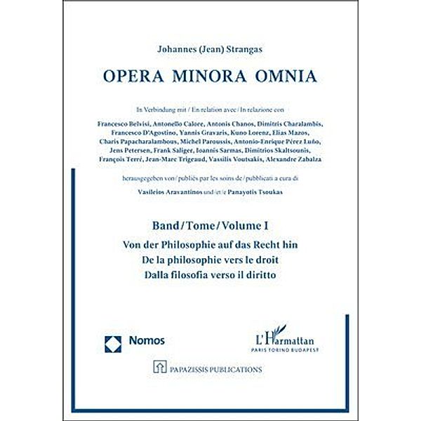 Opera Minora Omnia, Johannes (Jean) Strangas