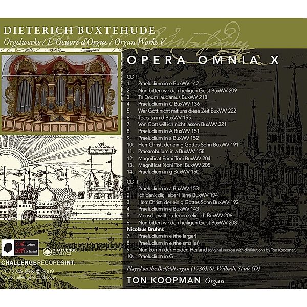 Opera Omnia X/Organ Works 5, Buxtehude, Bruhns