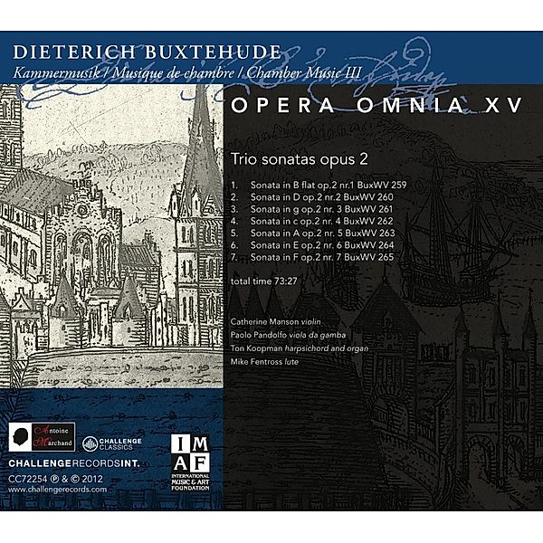 Opera Omnia Xv-Chamber Music 3, Ton Koopman, Members Of Amsterdam Baroque Orchestra