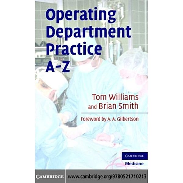 Operating Department Practice A-Z, Tom Williams