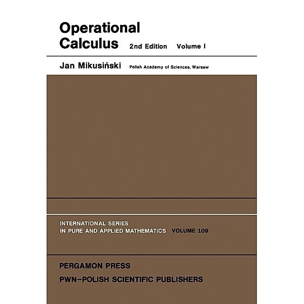 Operational Calculus, Jan Mikusinski