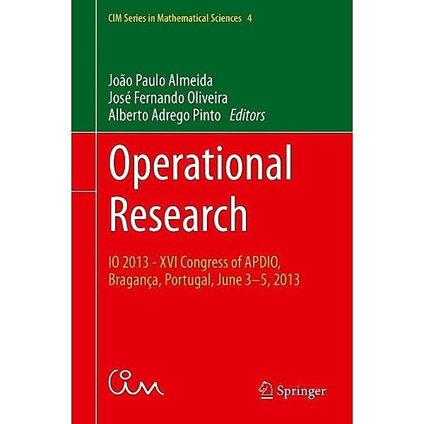 Operational Research / CIM Series in Mathematical Sciences Bd.4
