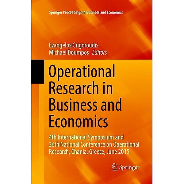 Operational Research in Business and Economics