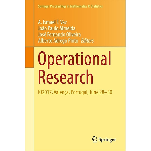 Operational Research / Springer Proceedings in Mathematics & Statistics Bd.223