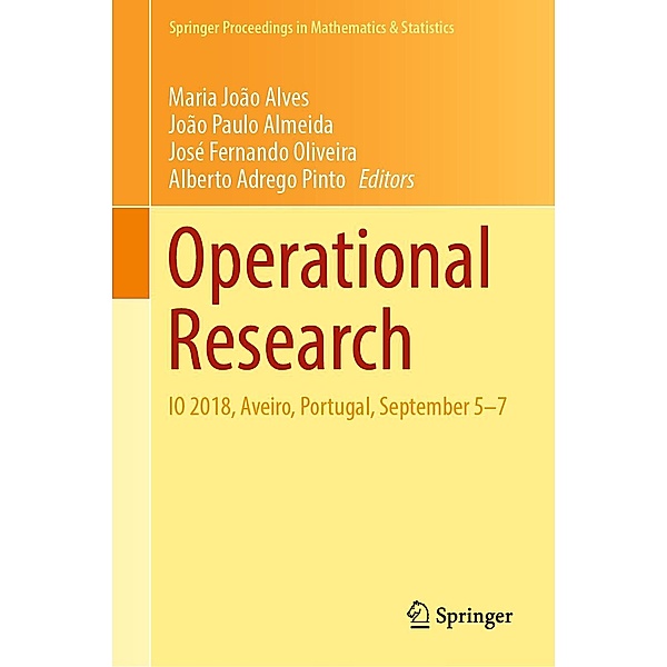 Operational Research / Springer Proceedings in Mathematics & Statistics Bd.278