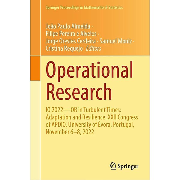 Operational Research / Springer Proceedings in Mathematics & Statistics Bd.437