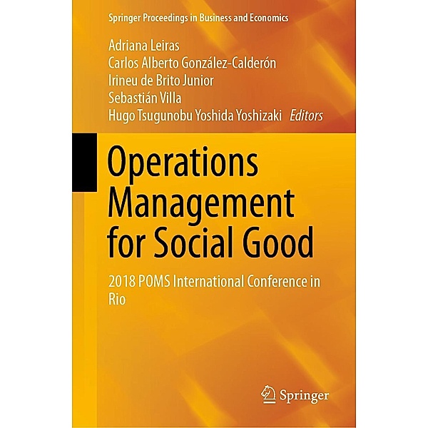 Operations Management for Social Good / Springer Proceedings in Business and Economics