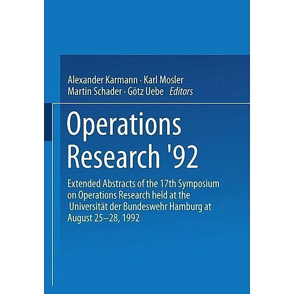 Operations Research '92