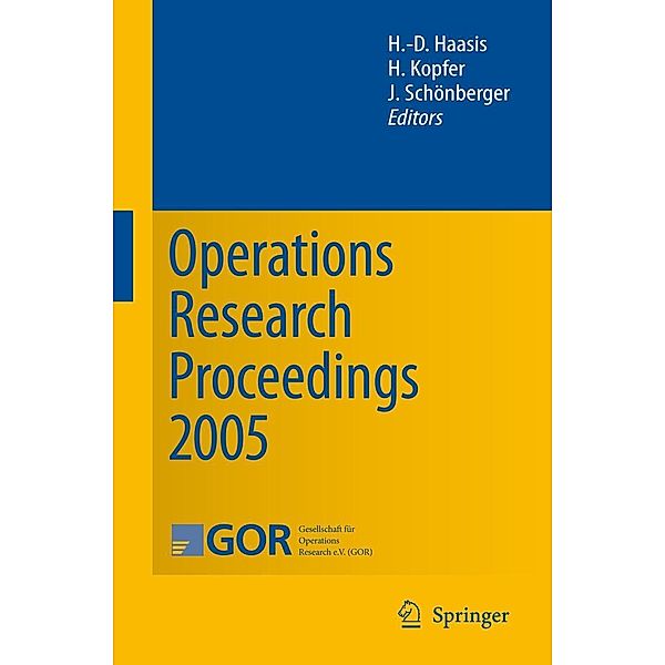 Operations Research Proceedings 2005