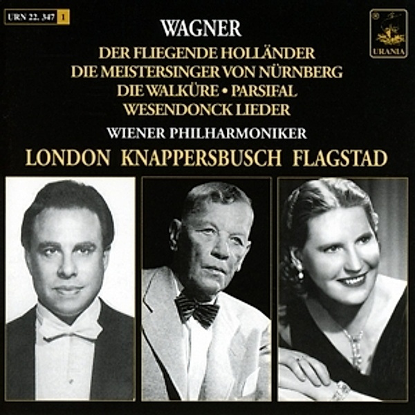 Opern Und Wesendonck Lieder, London, Flagstad, Knappertsbusch, Wiener Philh.