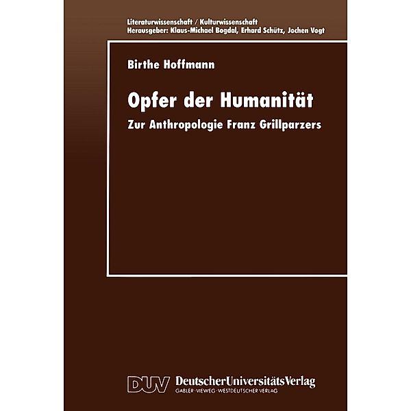 Opfer der Humanität / Literaturwissenschaft / Kulturwissenschaft