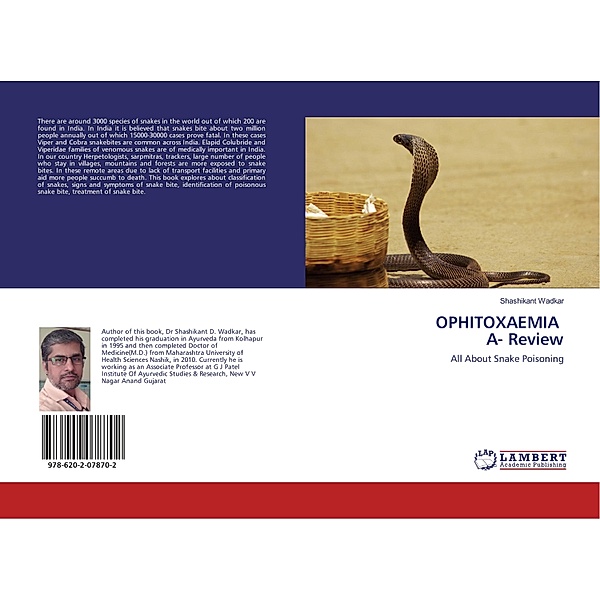OPHITOXAEMIA A- Review, Shashikant Wadkar
