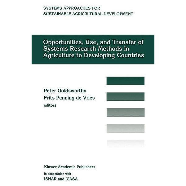 Opportunities, use, and transfer of systems research methods in agriculture to developing countries / The Plenum Behavior Therapy Series