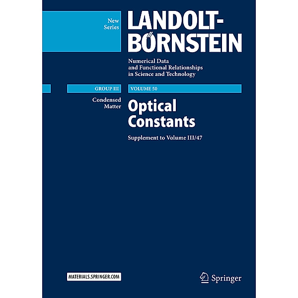 Optical Constants, Christian Wohlfarth