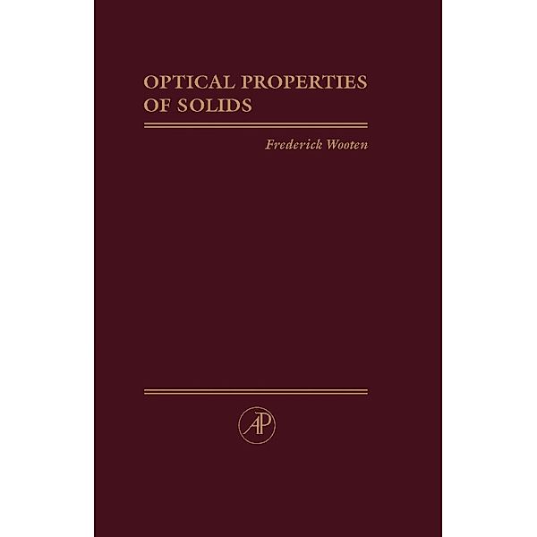 Optical Properties of Solids, Frederick Wooten