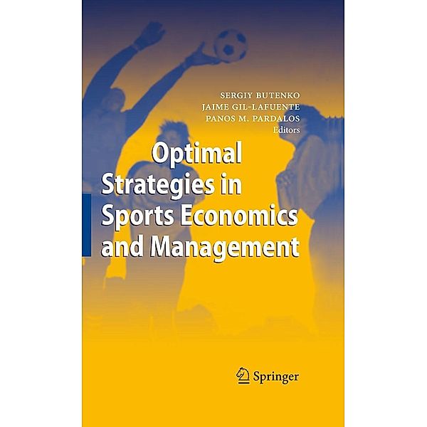 Optimal Strategies in Sports Economics and Management, Jaime Gil-Lafuente, Sergiy Butenko