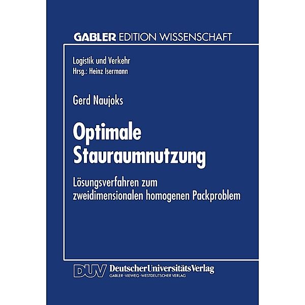 Optimale Stauraumnutzung / Gabler Edition Wissenschaft