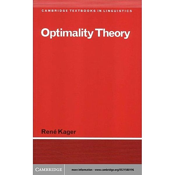 Optimality Theory, Rene Kager