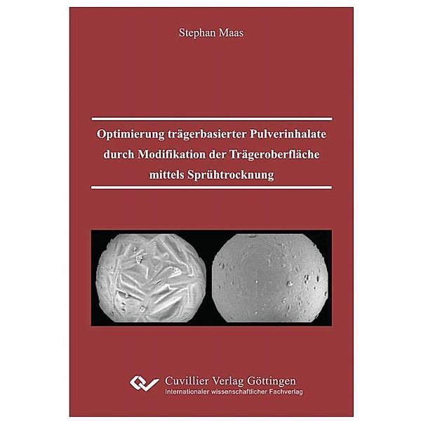 Optimierung trägerbasierter Pulverinhalate durch Modifikation der Trägeroberfläche mittels Sprühtrocknung