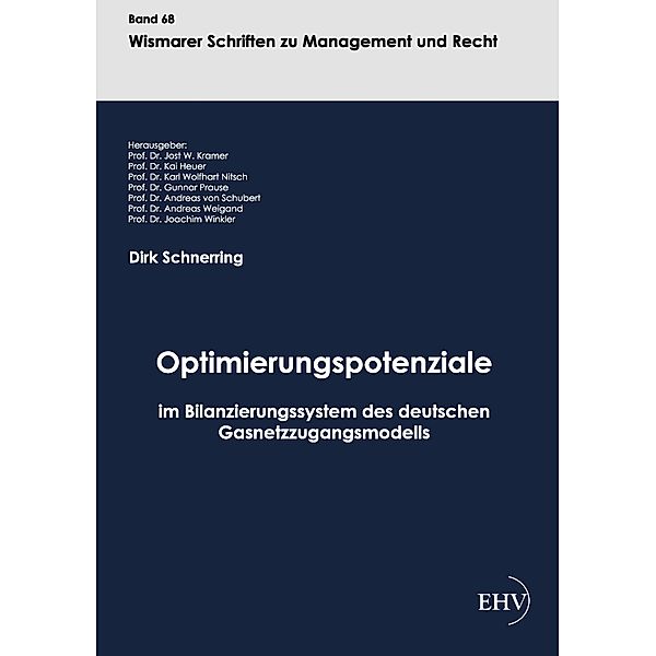 Optimierungspotenziale im Bilanzierungssystem des deutschen Gasnetzzugangsmodells, Dirk Schnerring