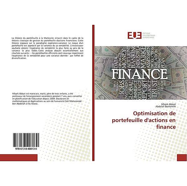Optimisation de portefeuille d'actions en finance, Mbark Abkari, Abdelali Benlemlih