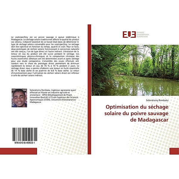 Optimisation du séchage solaire du poivre sauvage de Madagascar, Solondrainy Rombaka