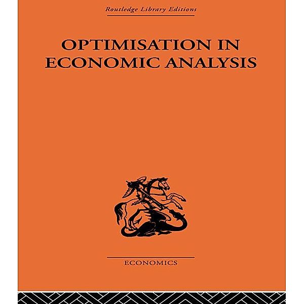 Optimisation in Economic Analysis, Gordon Mills