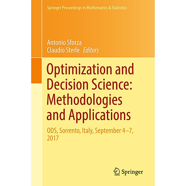 Optimization and Decision Science: Methodologies and Applications