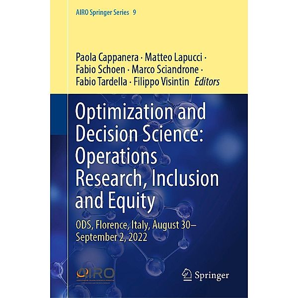 Optimization and Decision Science: Operations Research, Inclusion and Equity / AIRO Springer Series Bd.9