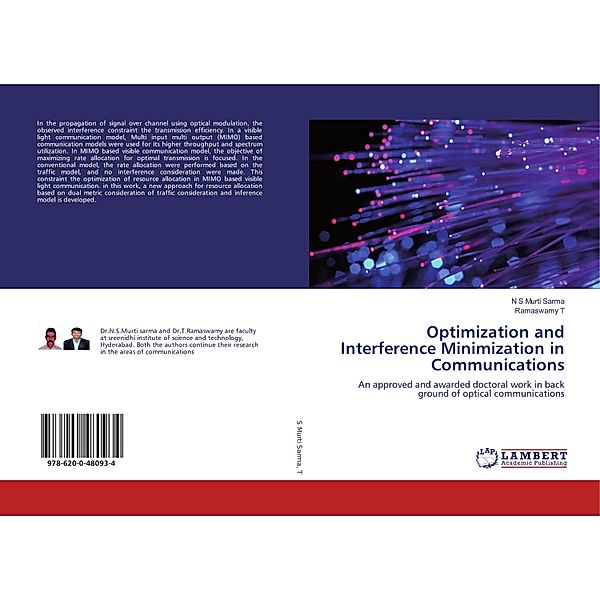 Optimization and Interference Minimization in Communications, N S Murti Sarma, Ramaswamy T