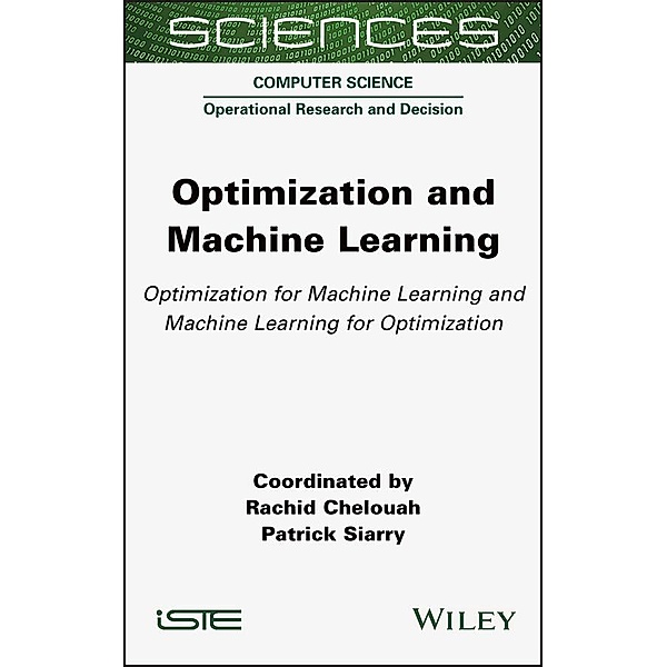 Optimization and Machine Learning, Rachid Chelouah, Patrick Siarry