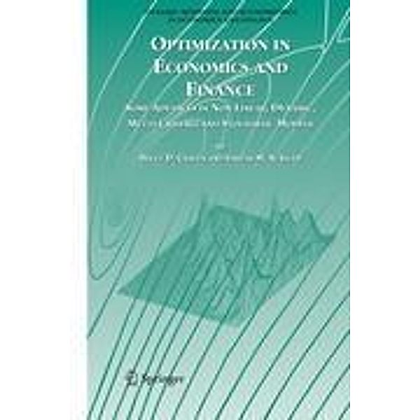 Optimization in Economics and Finance, Bruce D. Craven, Sardar M. N. Islam